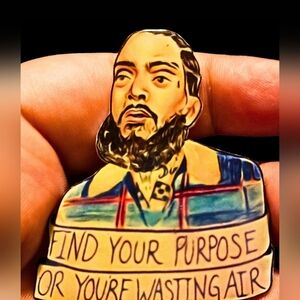 Nipsey Hussle Tribute Pin